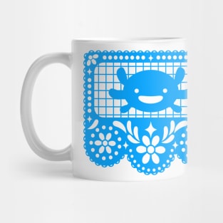 Oli Axolotl decorative Blue by Patoli Studio Mug